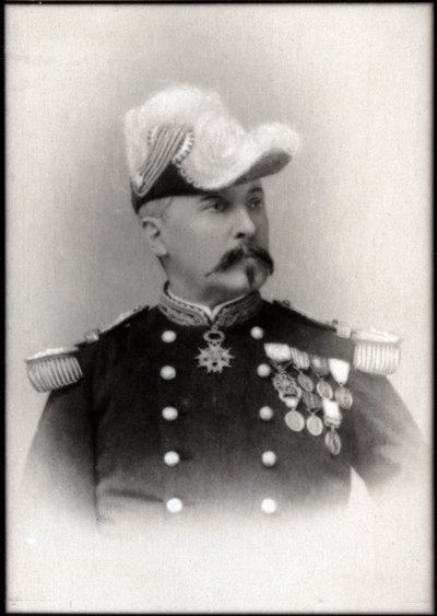 Porträt von Edouard Ferdinand Jamont (1831-1918), französischer General von French Photographer